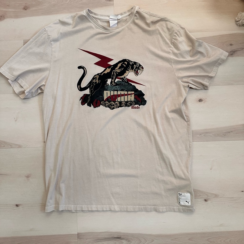 Rhude x Puma Tee - Cream